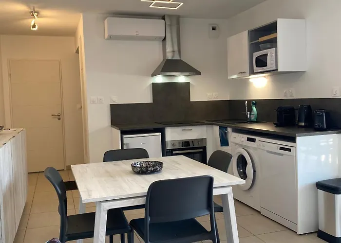 Апартаменты V0775 - Recent 4 Pers Avec Climatisation Piscine Et Parking 200 M Plages